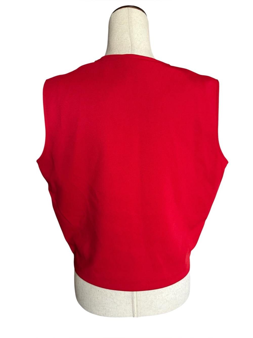 Varsity Red Cheer Shell Tank Top - Picture 2 of 5